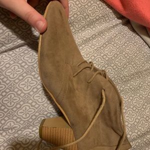 Suede booties